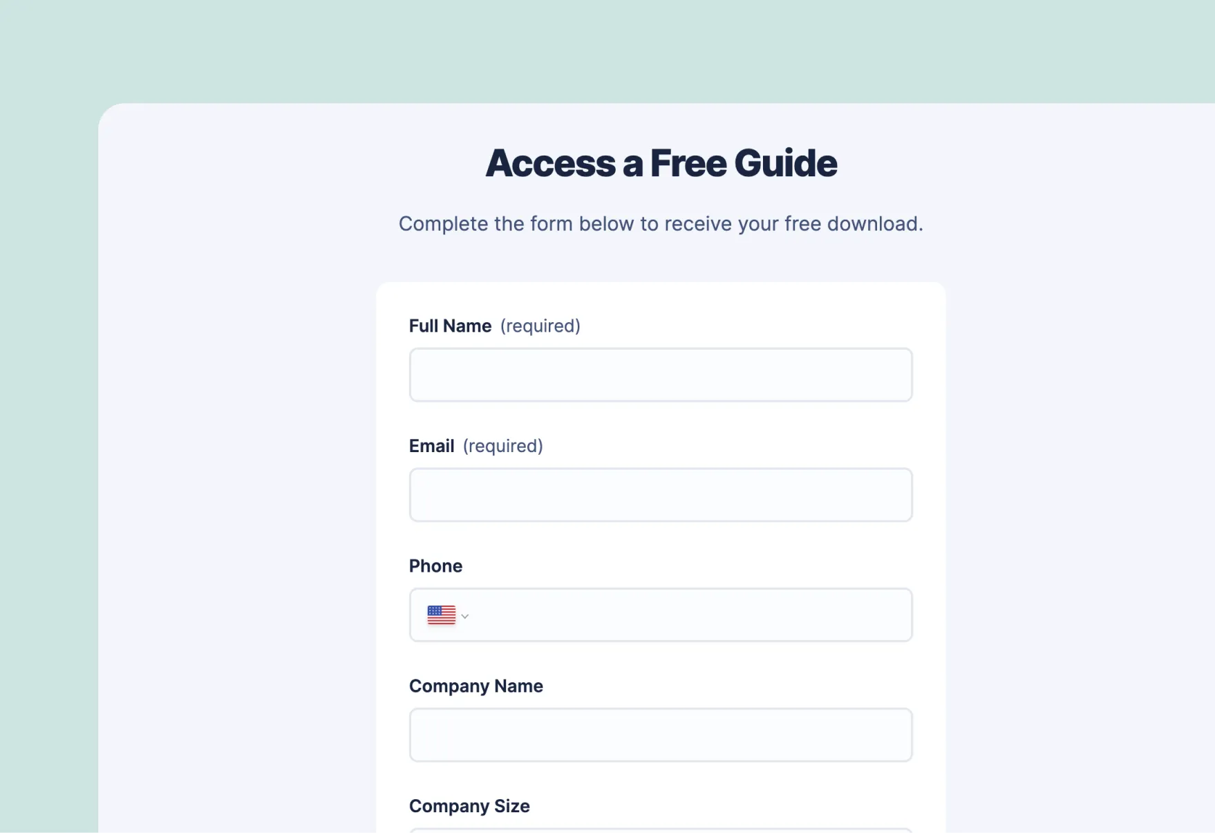 Free Offer Template Preview